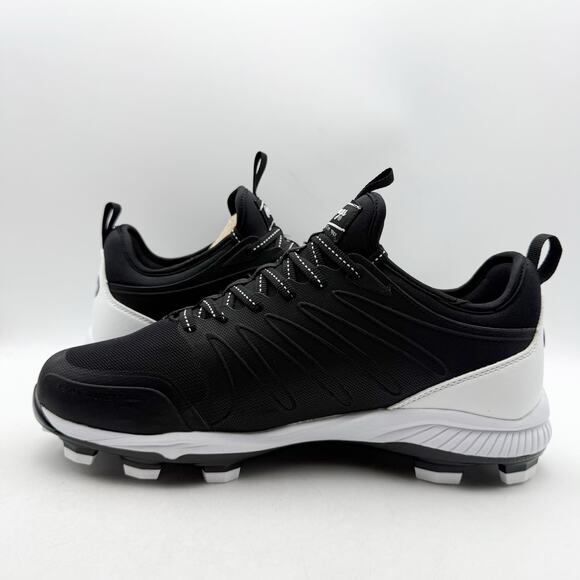 Rawlings Mens Roster 174931 Baseball Cleats Size 8 Black White NWOB main image 8